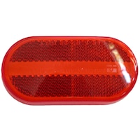 Optronics Oval Red Replacement Lens for Clearance Markers, 4-x2-1/16-in Front_Elevated