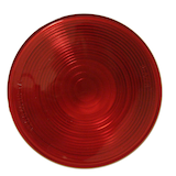 Blazer Rounded Red Lens Replacement for B430BLK Front_Flat