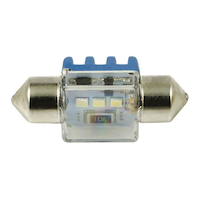 Alpena Pure White LED Fog Light Bulb, 33-mm Front_Flat