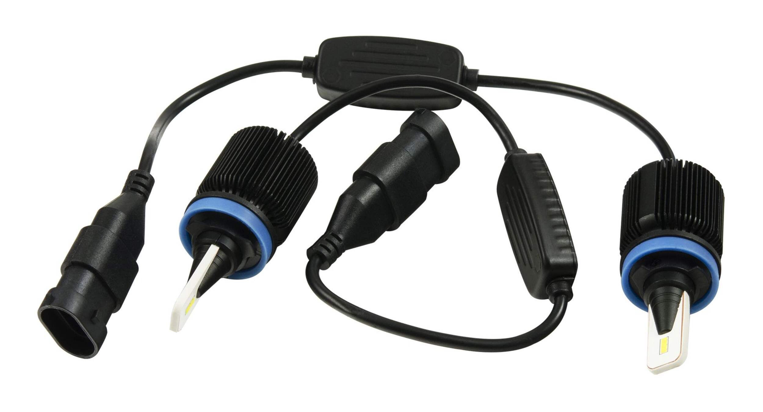 Alpena H11 12V White LED Fog Light Bulbs Overhead_Plunge