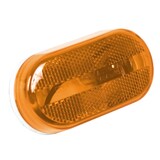 Optronics Reflective Clearance Marker Light, Amber Front_Angled_Right