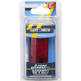 Optronics Automotive Clearance Marker Light, Red Front_Flat