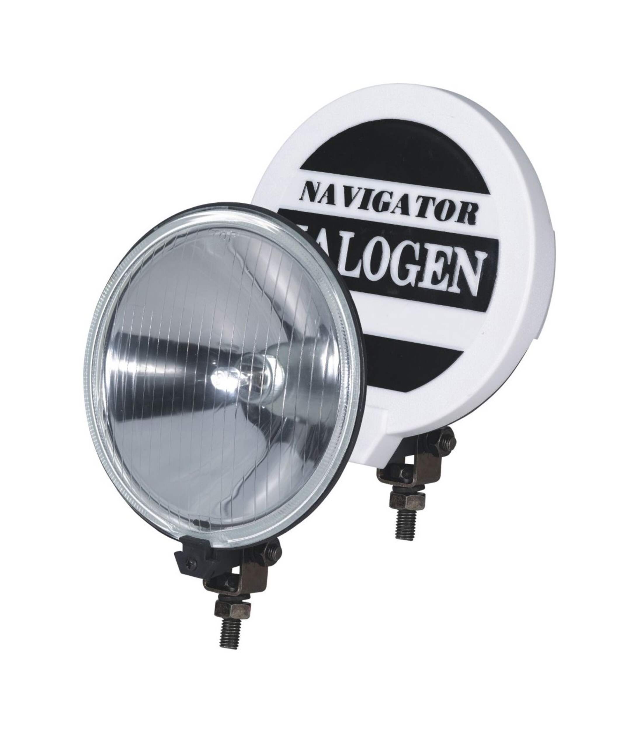 Pilot Round Halogen Driving Light Kit, 6-in Front_Angled_Left