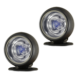 Pilot Round LED Driving Light Kit, 3-1/8-in Front_Angled_Left