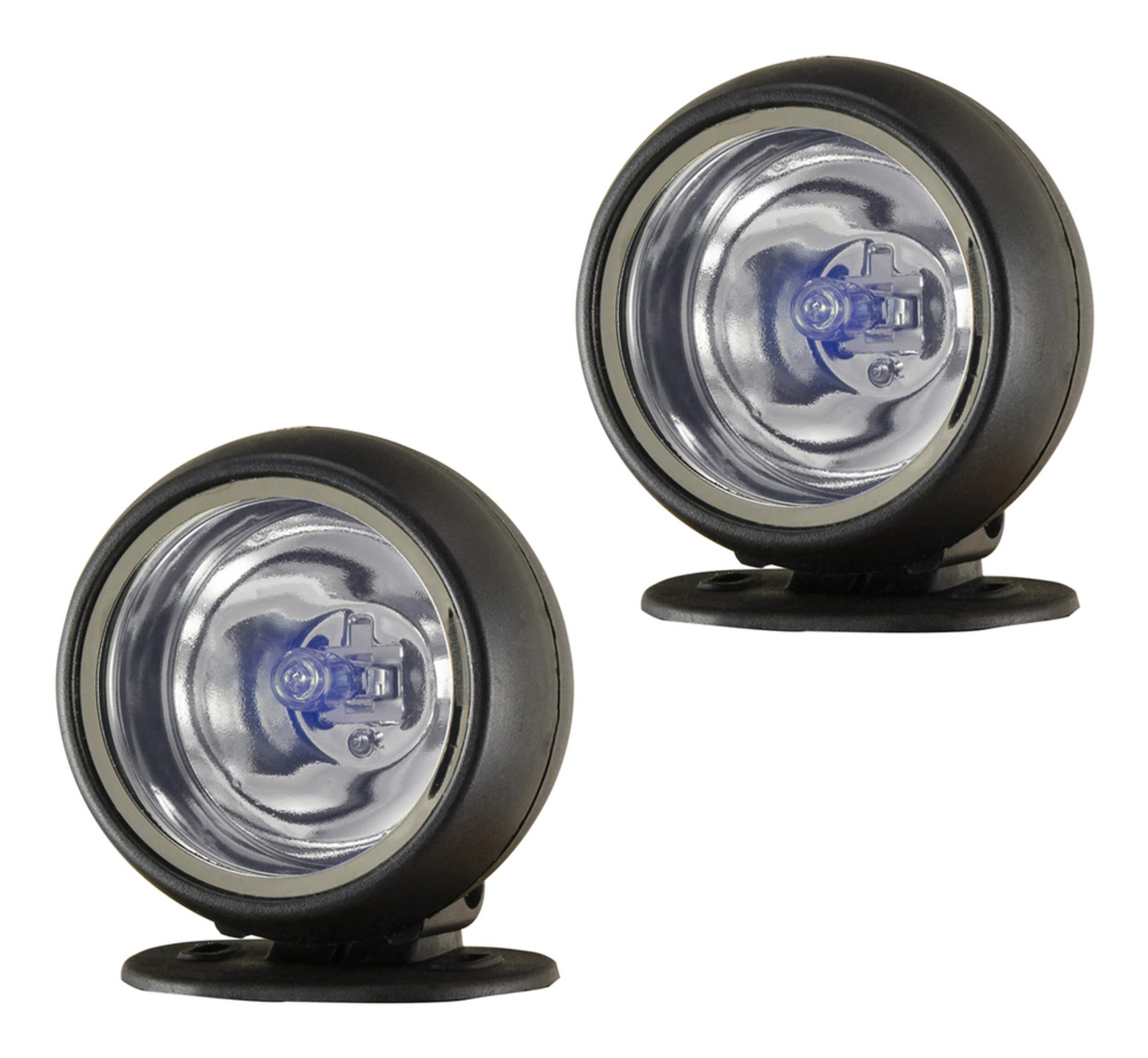 Pilot Round LED Driving Light Kit, 3-1/8-in Front_Angled_Left