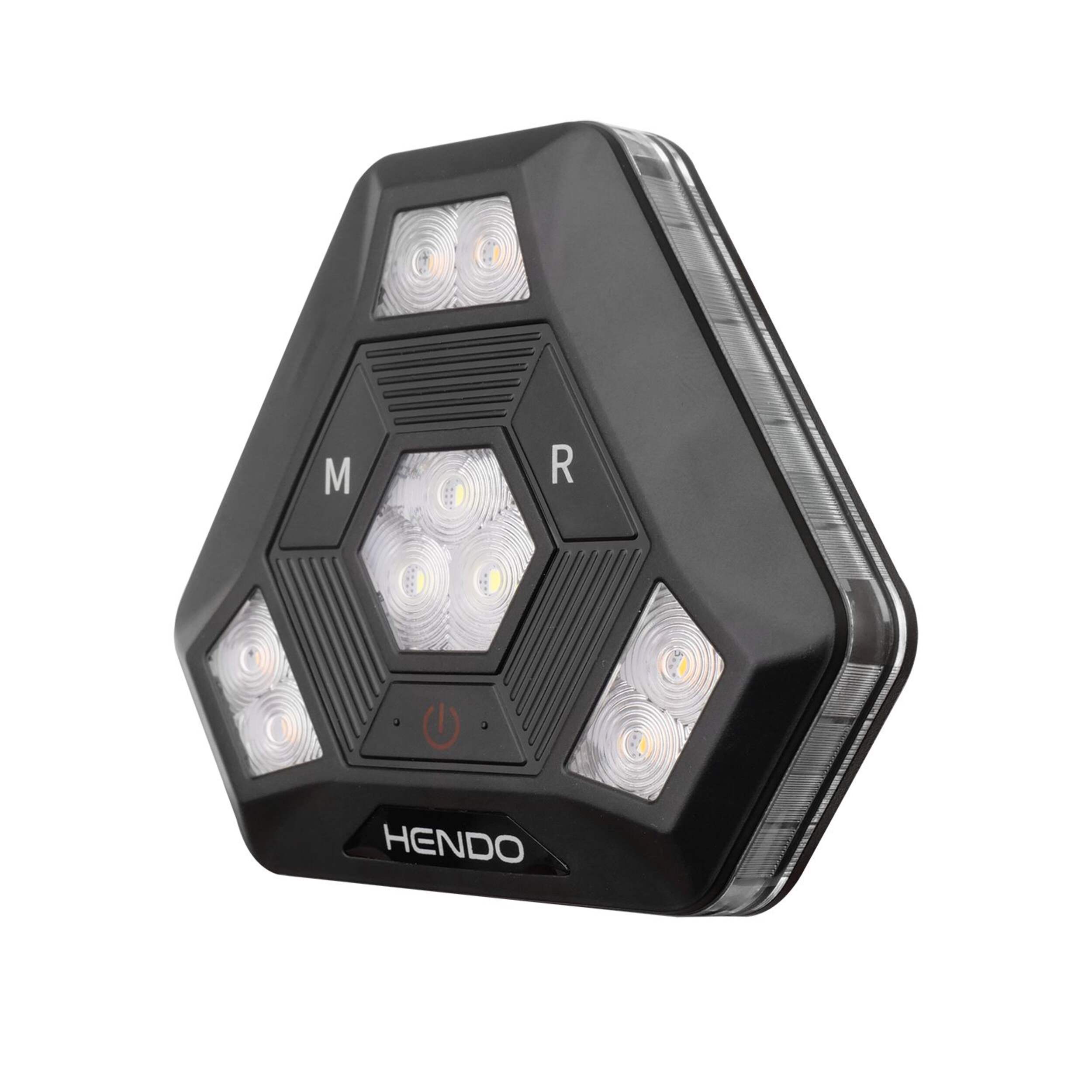 Hendo Magnetic Rechargeable LED Warning Light Front_Three_Fourths_Angled_Left