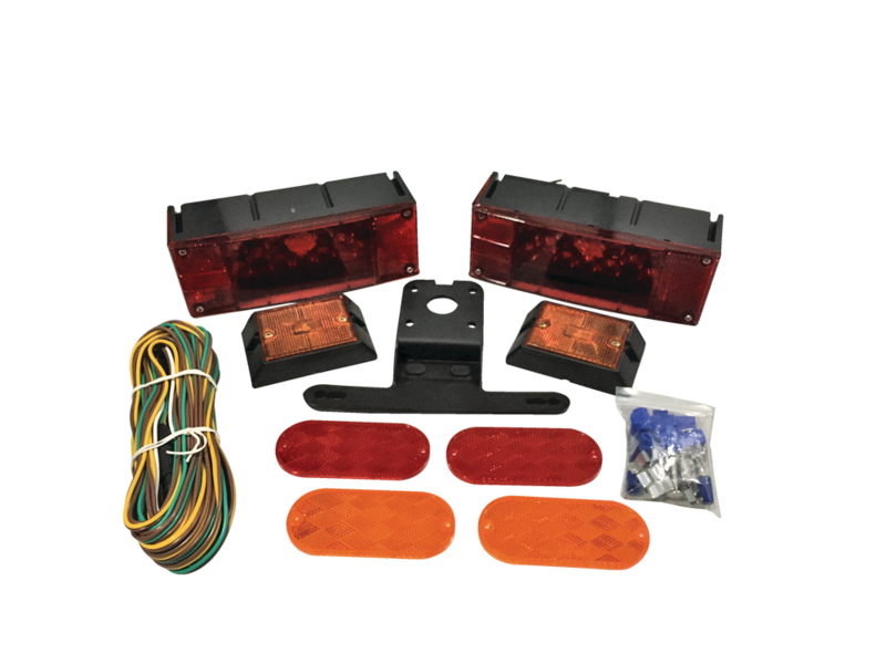 Feux à DEL MotoMaster pour remorque de bateau avec matériel de fixation