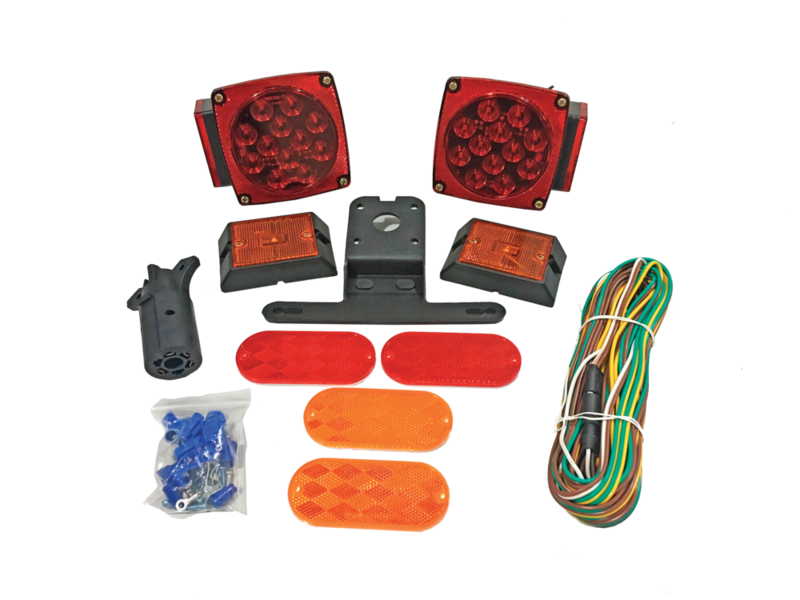 MotoMaster LED Utility Trailer Light Kit with Mounting Hardware