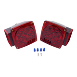 MotoMaster Square LED Submersible Trailer Light Kit with Mounting Hardware Composite_or_Mixed