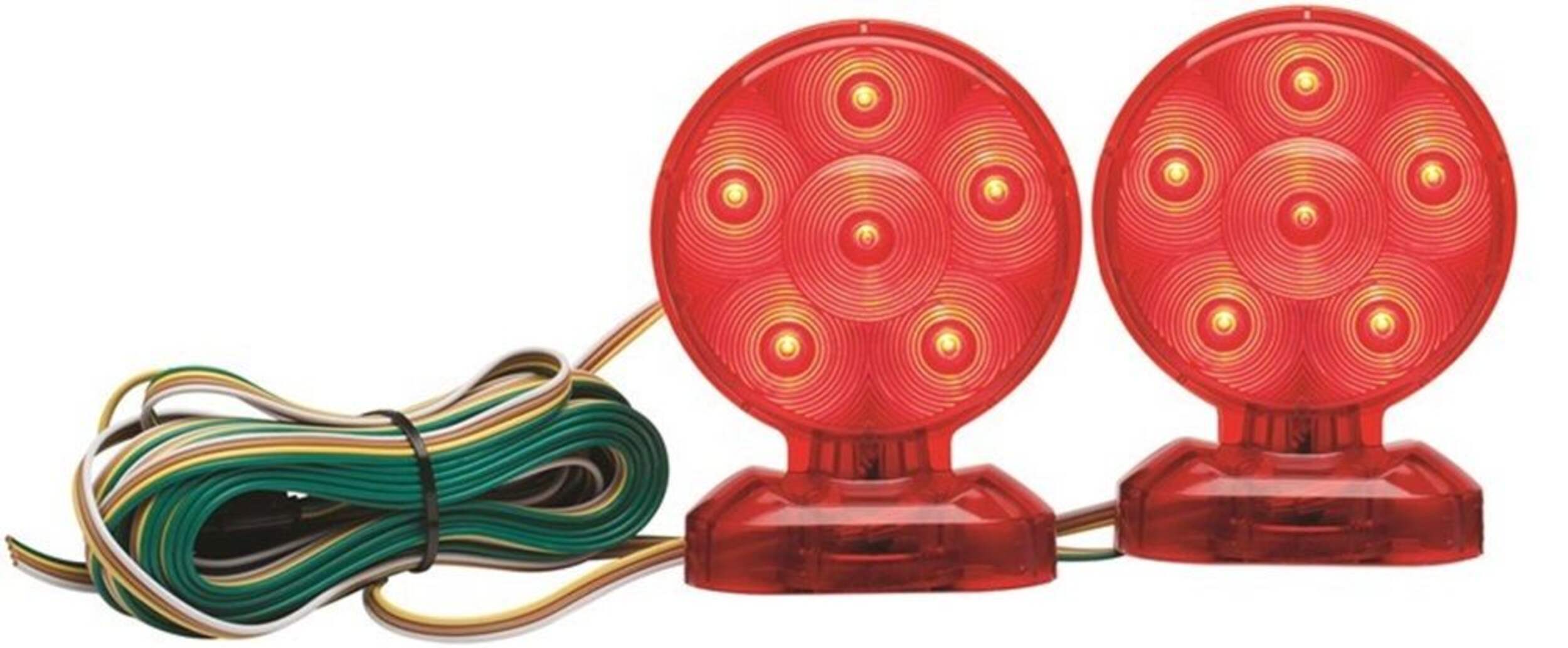 Optronics Waterproof LED Magnetic Trailer Light Kit Front_Flat