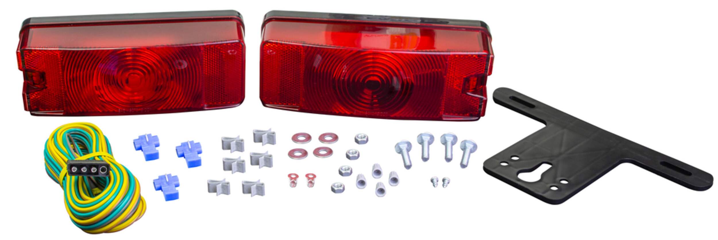 Hopkins Towing Solution LED Power Submersible Low-Profile Trailer Light Kit Composite_or_Mixed