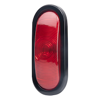 Hopkins Towing Solution Oval Power 1 STT, 6-in Front_Three_Fourths_Angled_Left
