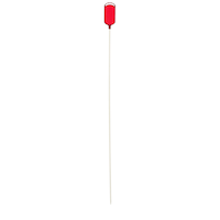 NuVue Driveway Marker Oval Reflector, Red, 36-in Front_Flat