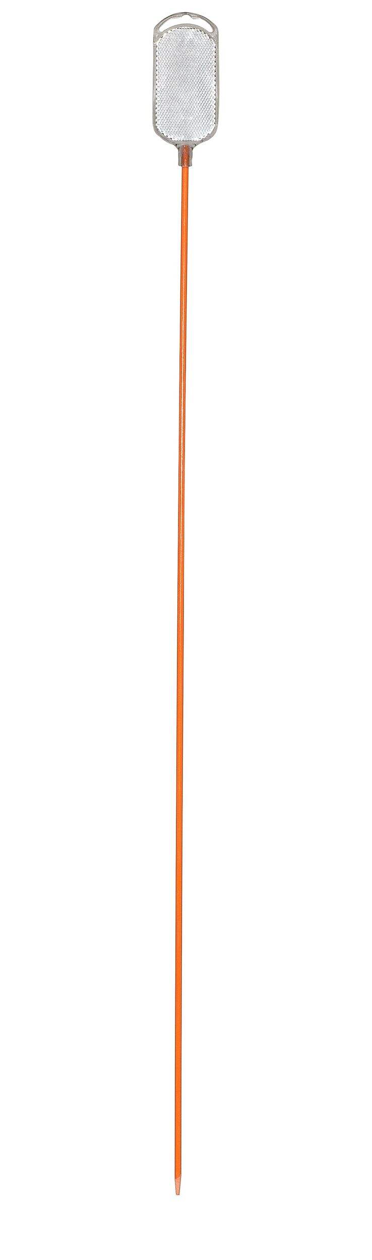 NuVue Driveway Marker Oval Reflector, Clear, 36-in Front_Flat