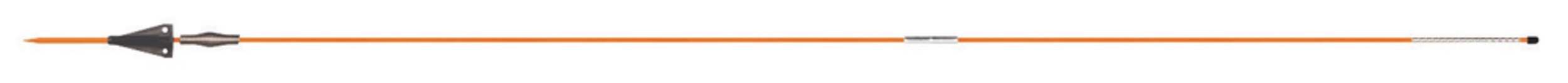 NuVue Reflex Driveway Marker with Spring Base, 72-in, Orange Front_Flat