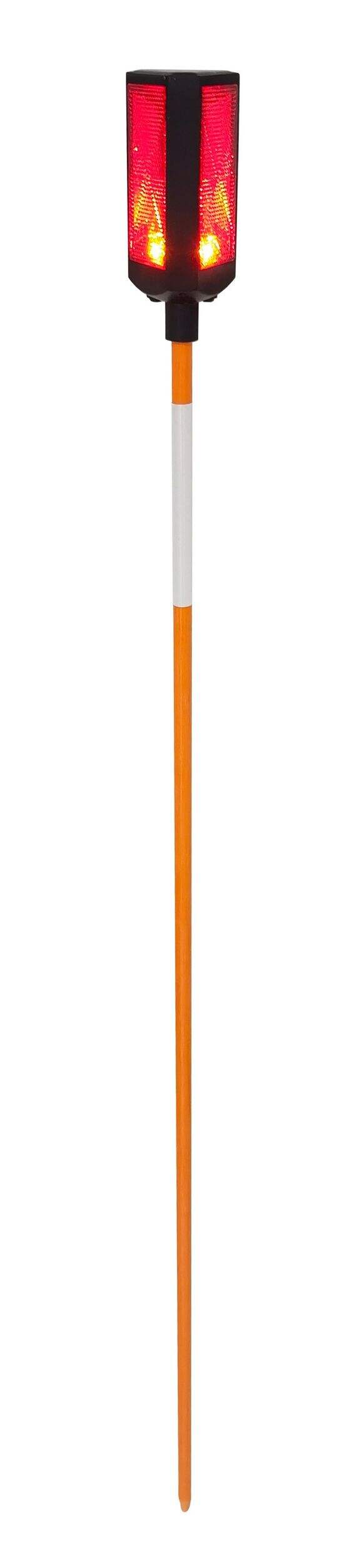 PolarXtreme Solar Reflector Head Driveway Marker, 46-in Front_Flat