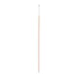 NuVue Fiberglass Reflective Driveway Marker Pole, Orange, 72-in x 1/2-in diameter Front_Flat