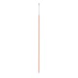 NuVue Fiberglass Reflective Driveway Marker Pole, Orange, 72-in x 5/8-in diameter Front_Flat