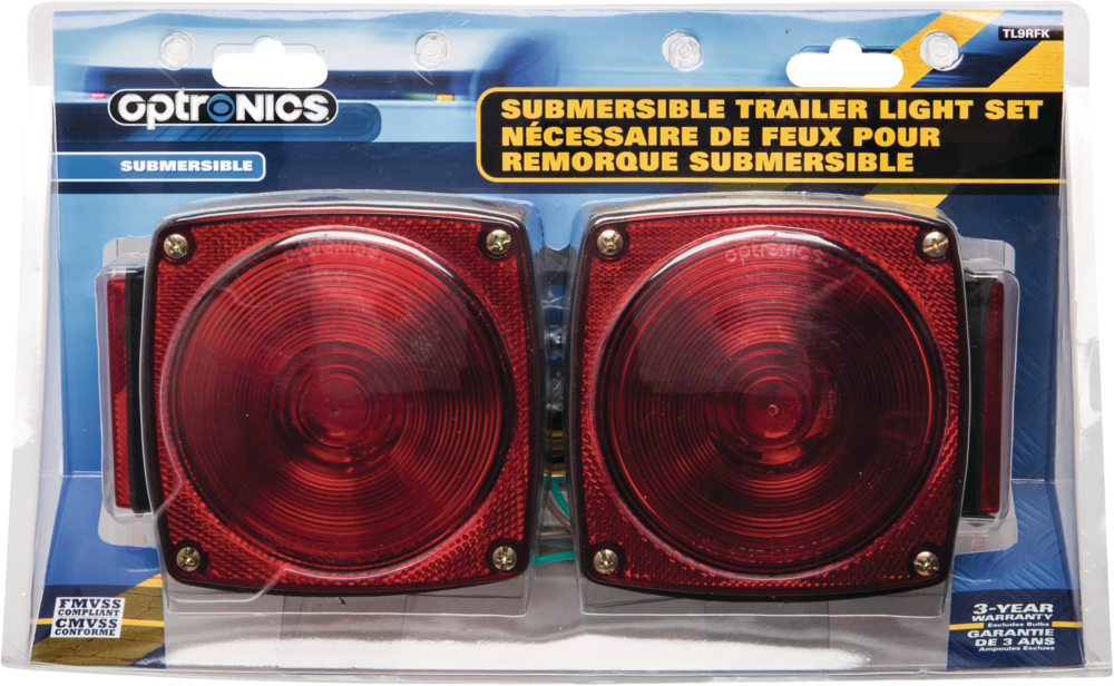 Blazer Submersible Trailer Light Kit with Installation Hardware for Width Under 80in Canadian