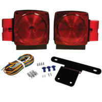 Blazer Submersible Trailer Light Kit with Installation Hardware for Width Under 80-in Composite_or_Mixed