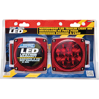 Optronics LED Submersible Trailer Light Kit with Mounting Hardware for Width Under 80-in Front_Flat
