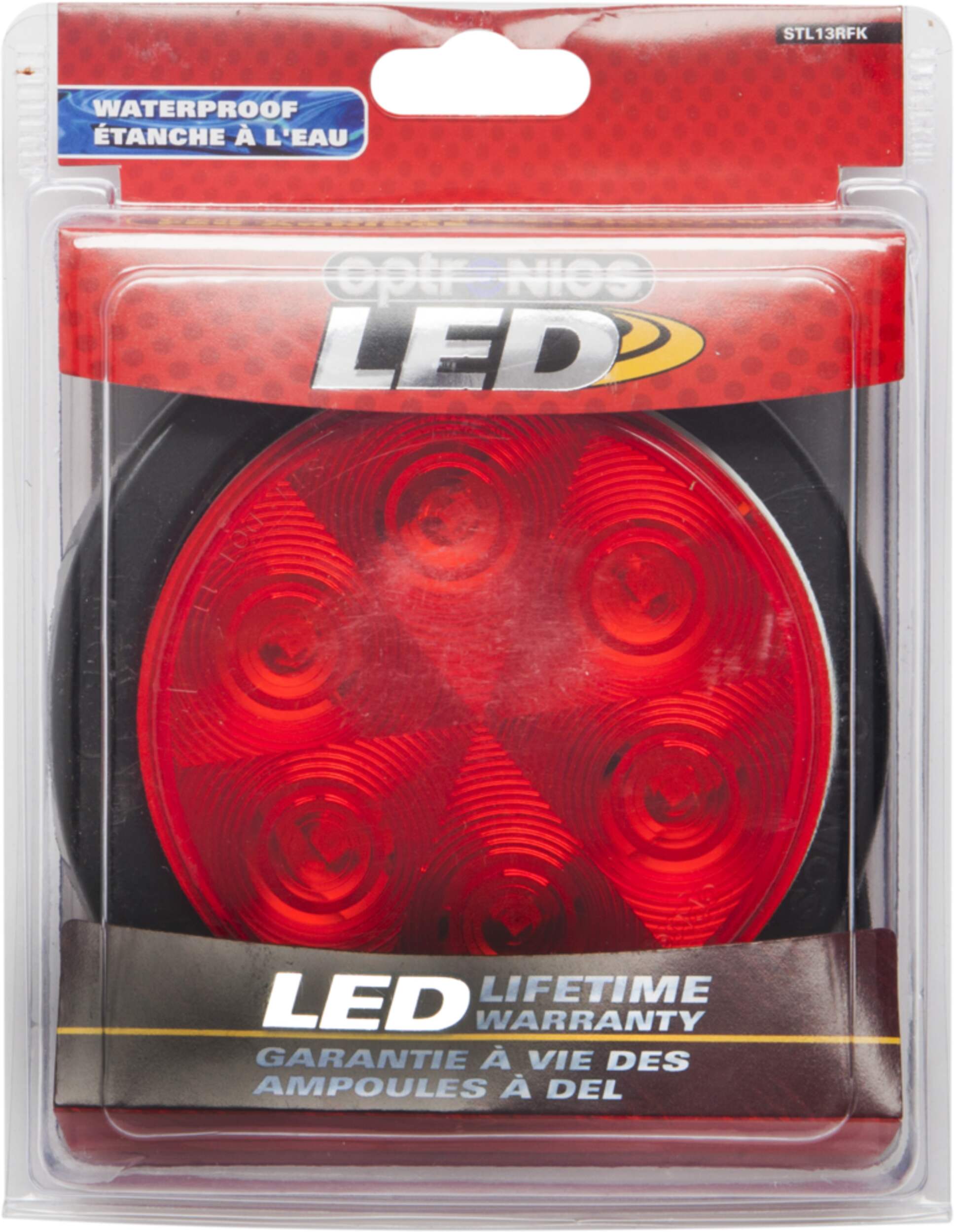 Optronics LED Stop/Turn/Tail Light, 12V Front_Flat