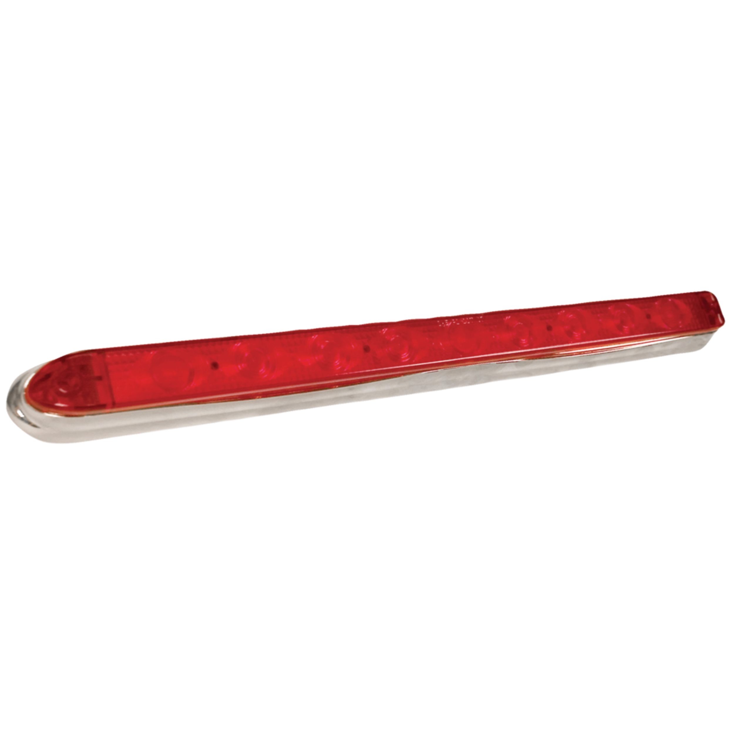 Optronics Waterproof LED Stop/Turn/Tail Light with Chrome Bezel Front_Angled_Right