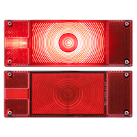 National Optronics One LED Lamps Waterproof LED Trailer Light Kit, Red Front_Flat