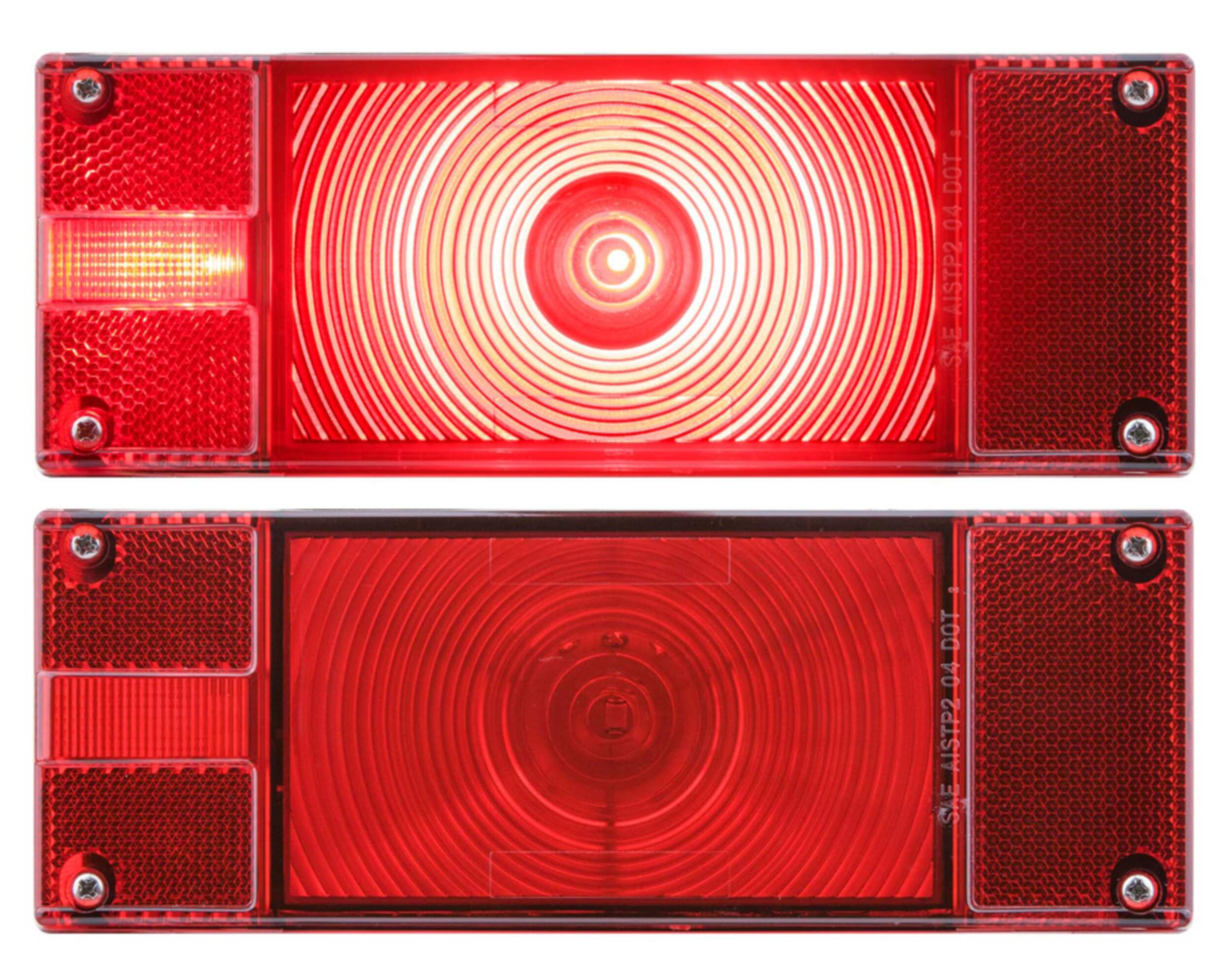 National Optronics One LED Lamps Waterproof LED Trailer Light Kit, Red Front_Flat