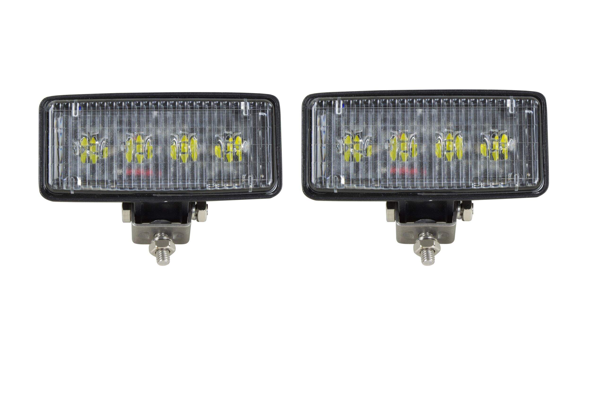 Tiger LED Rectangular Auto Flood Light, 5.5-in Front_Flat