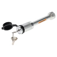 Reese Trailer Hitch Ball Mount Security Kit, 2-in Drop, Black Front_Three_Fourths_Angled_Left