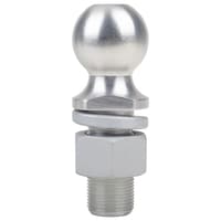 Boule d'attelage de remorque Reese Qualité Pro, zinc HD, diamètre de 2 po, 8000 lb Front_Flat