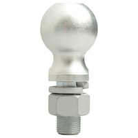 Reese 7098500 2-5/16-in Professional Trailer Hitch Tow Ball (1-in x 2-1/8-in Shank, 7500-lbs, ZincMax) Front_Flat