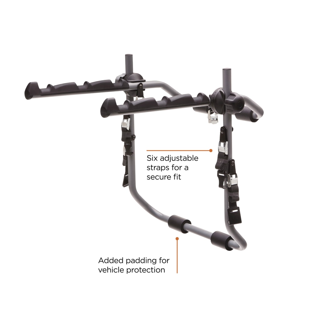 SportRack SR3162 BackUp 3Bike Trunk Mount Bike Rack w/ 6 Adjustable