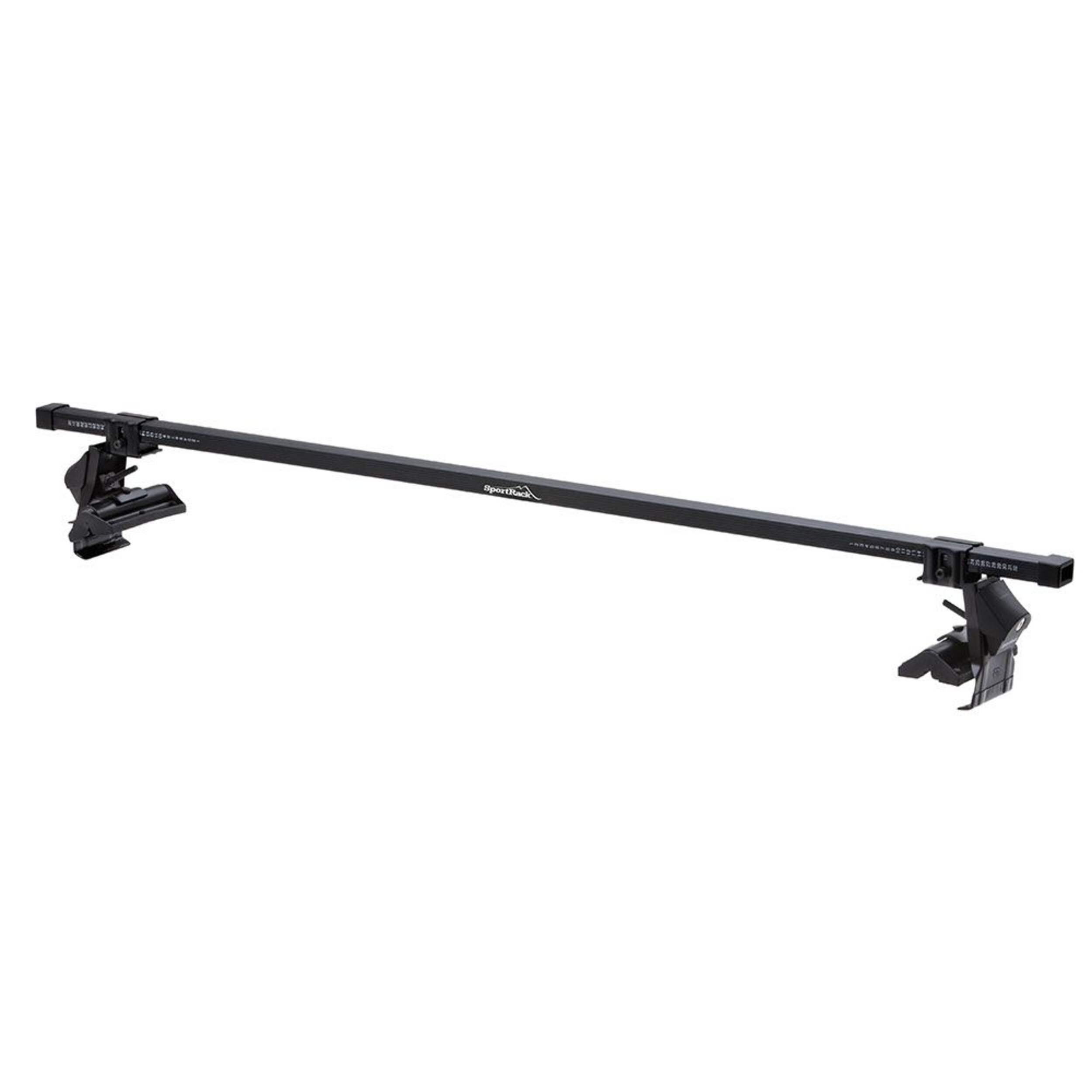 SportRack SR1010 Complete Roof Rack System, Black, 2-pc Front_Three_Fourths_Angled_Left