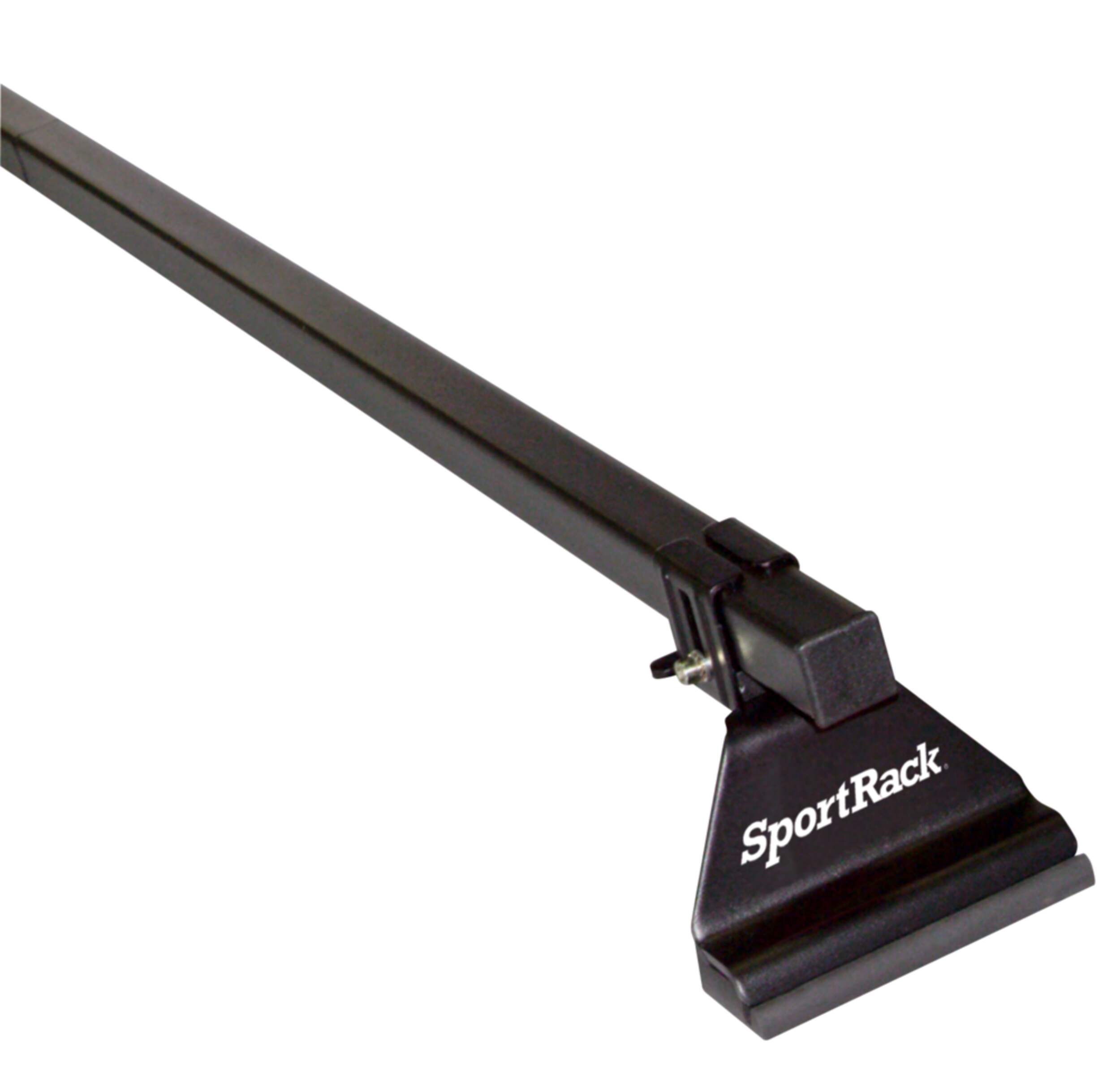SportRack SR1020 Camp Trailer Roof Rack System, Black, 2-pc Front_Angled_Right