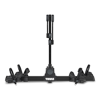 Thule 905403 DoubleTrack XT 2-Bike Platform Hitch Mount Bike Rack, Fits 1-1/4, 2-in Receiver, Black Front_Flat