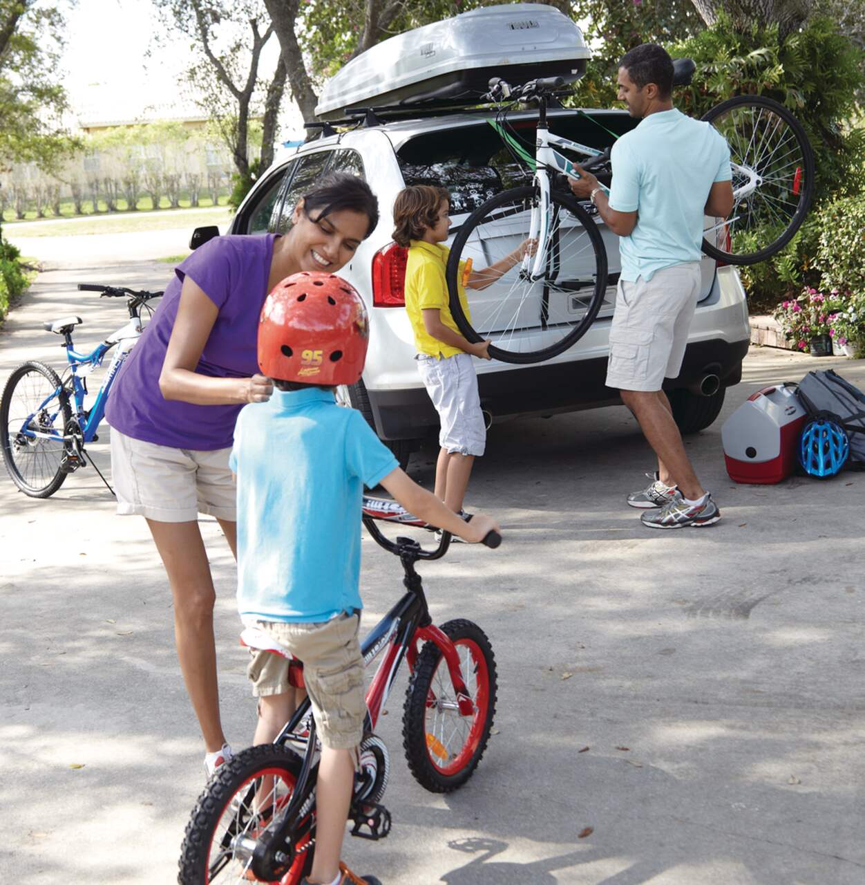 Thule Trailway 4 Bike Hitch Mount Bike Rack Fits 1 1 4 2 in Receiver Black Canadian Tire