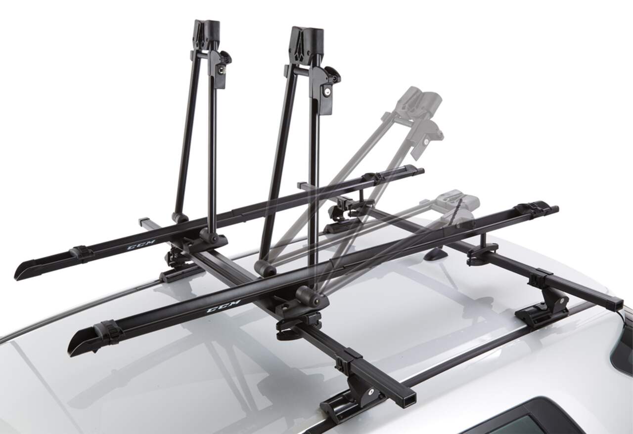 Upright roof bike sales rack