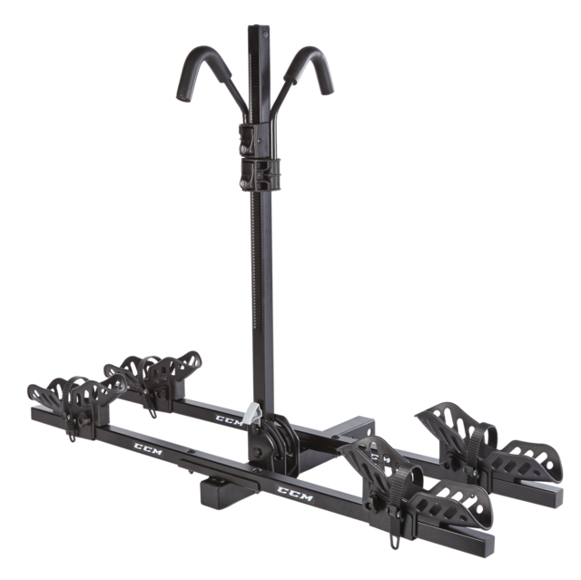 CCM Premium 2Bike Platform Hitch Mount Bike Rack, Adjustable, Fits 11