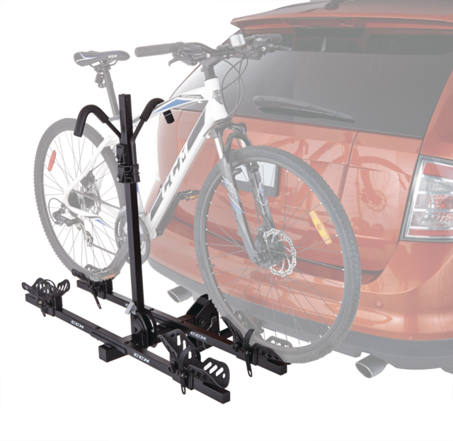 CCM Premium 2Bike Platform Hitch Mount Bike Rack, Adjustable, Fits 11