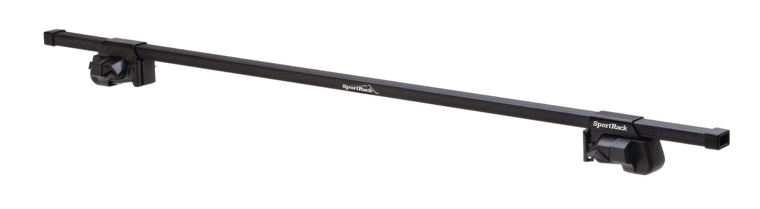 SportRack SR1098 Raised Rail Roof Rack System , Black, 2-pc Front_Three_Fourths_Angled_Left