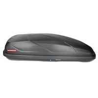 MotoMaster Roof Cargo Box, Black, 400-L, 14-cu.ft Front_Elevated