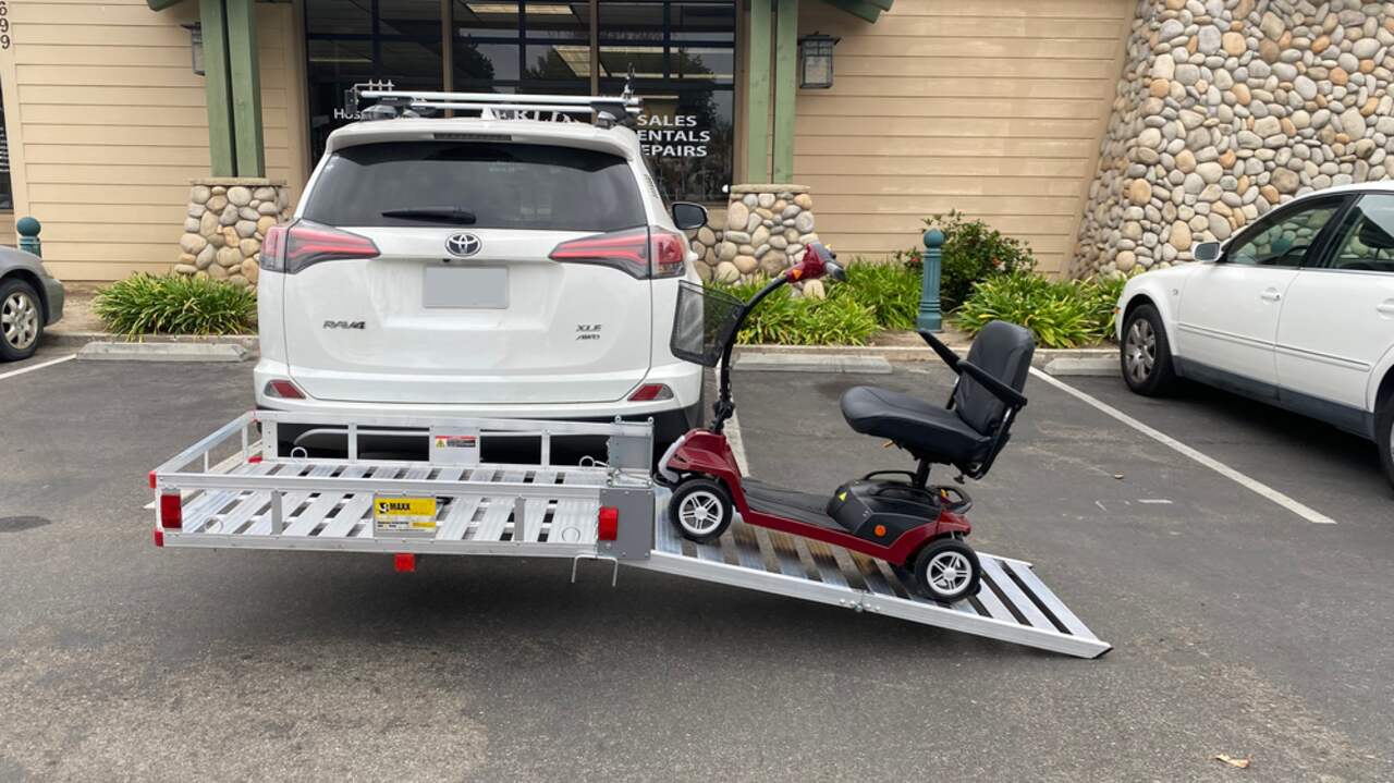 Mobility shop scooter carrier