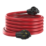 Rallonge à une prise Energizer pour VR et VE, 50 A, 25 pi, rouge Front_Elevated