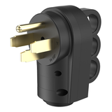Energizer Male 50A RV Cable Replacement Plug Front_Angled_Left