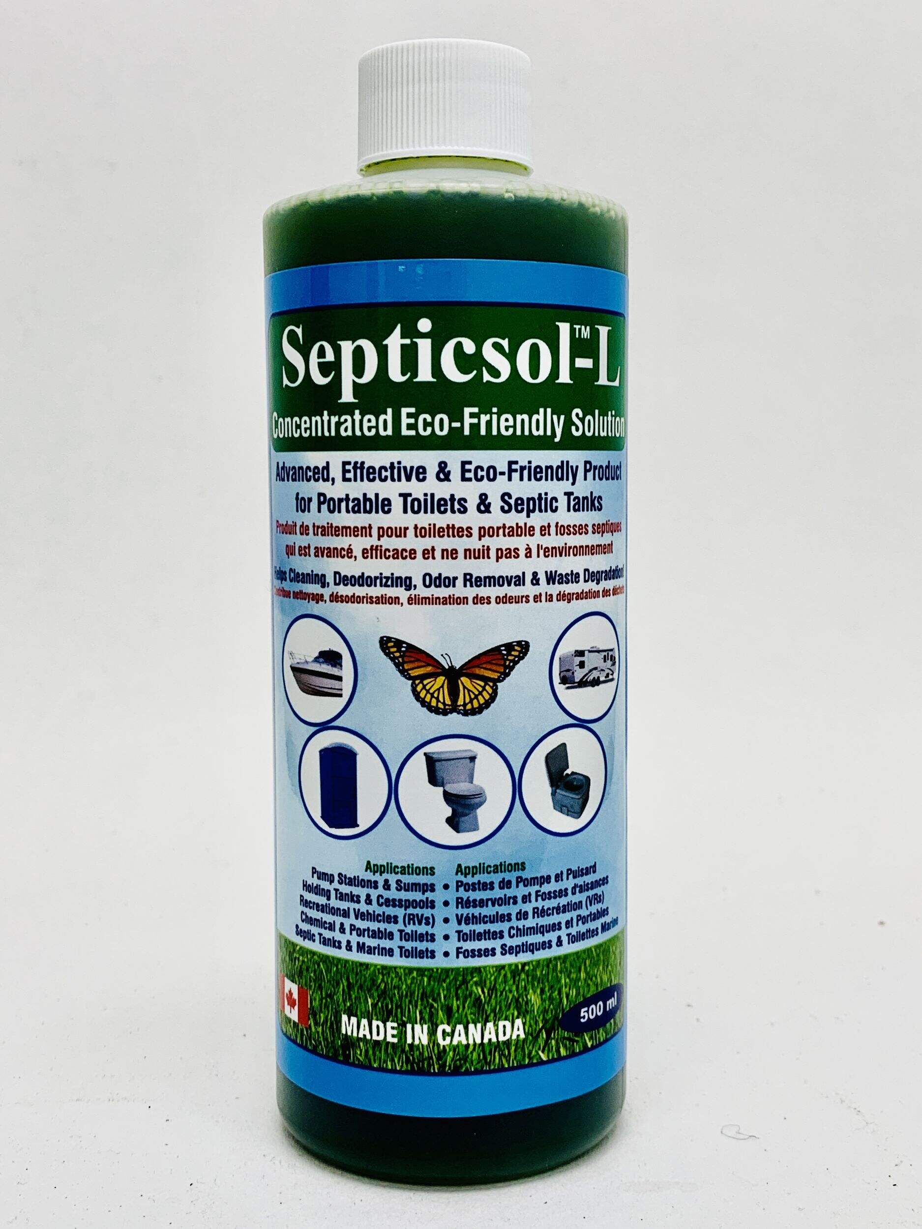 Alpha CleanTech Labs Concentrated Eco-Friendly Waste Degrader Solution Front_Flat