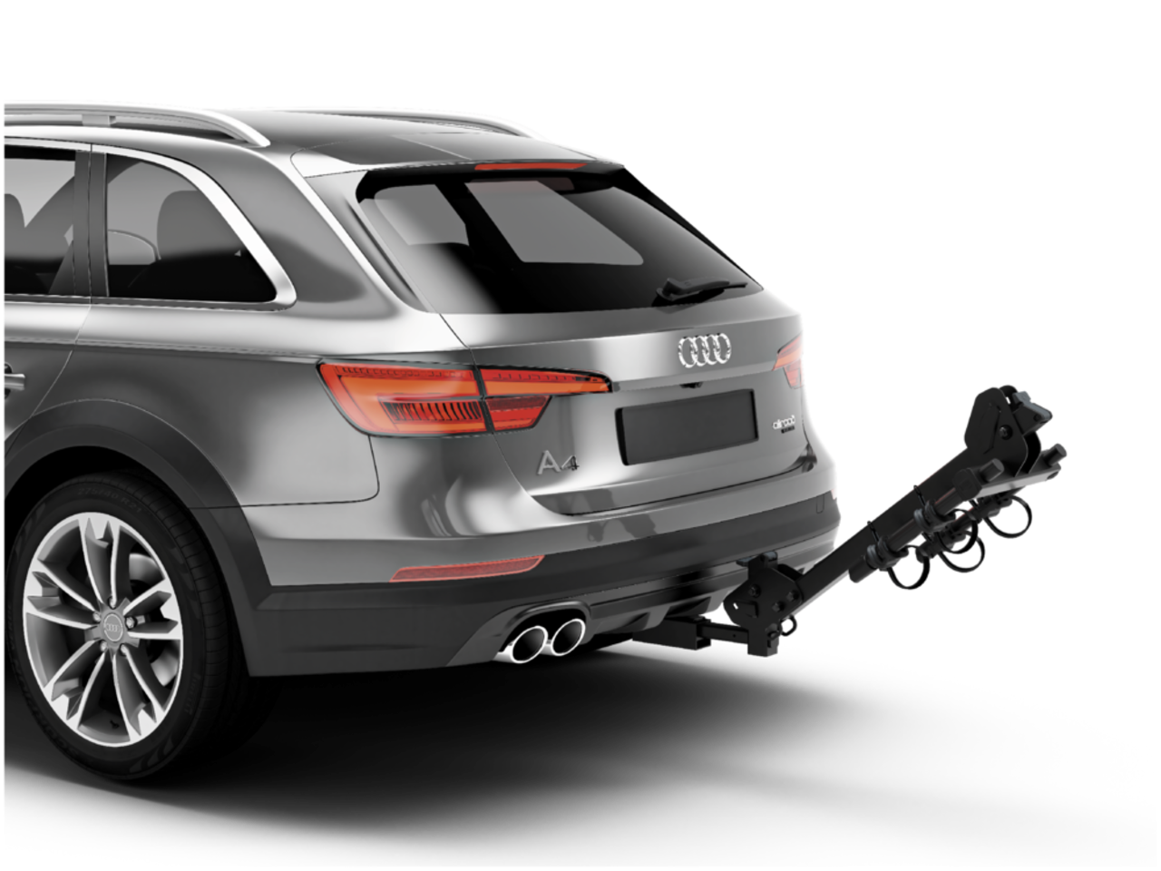 Thule Trailway 2 Bike Hitch Mount Bike Rack Fits 1 1 4 2 in Receiver Black Canadian Tire