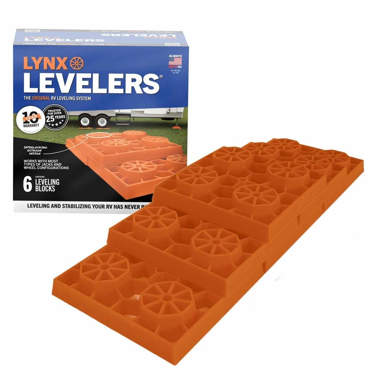 Lynx Levelers RV Levelling Kit, Orange, 10-pc | Canadian Tire