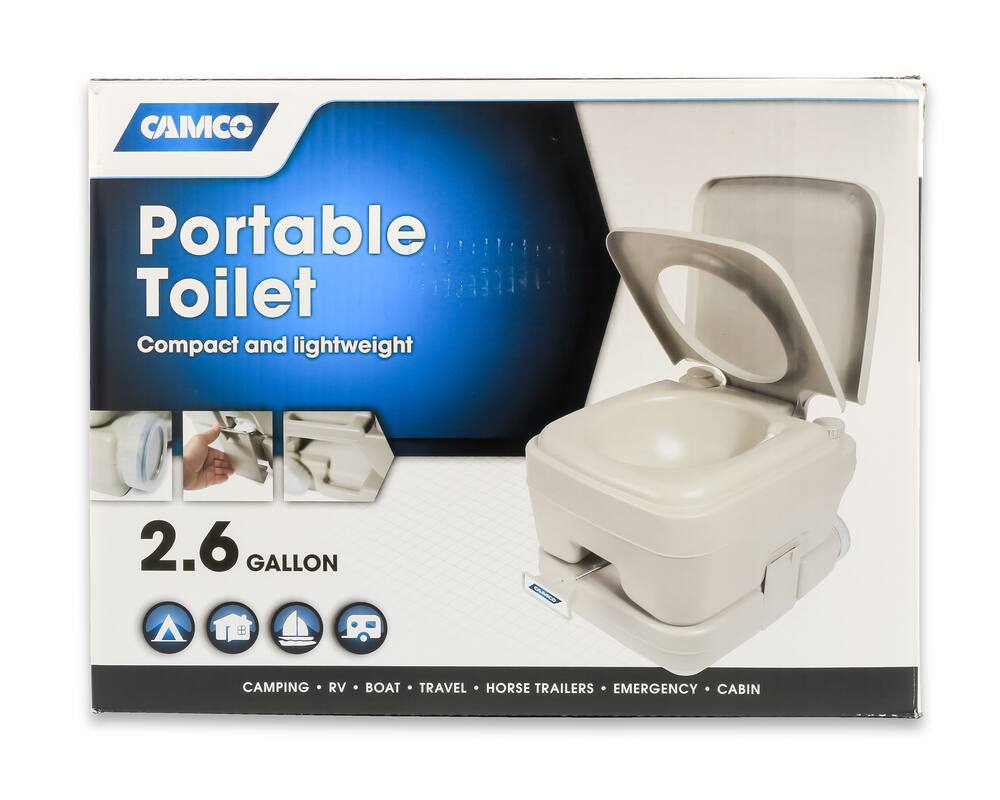 CAMCO 41531 Portable Camping Toilet 2.6 Gallon for sale online 